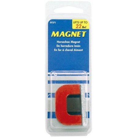 MASTER MAGNETICS Master Magnetics 07271 4 oz Red Horsesh Magnet 2066728